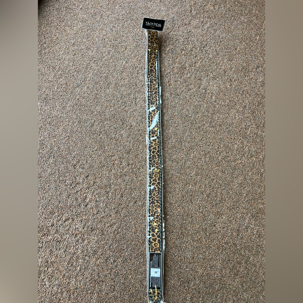 Tacktical Equine Leopard print belt